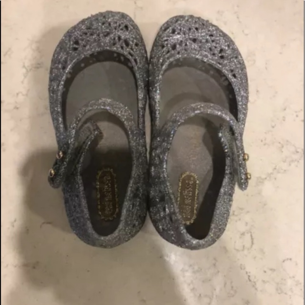 Mini Melissa Campanas In Silver Size 7
